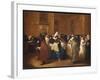 Ladies and Gentlemen in Carnival Costume in the Ridotto, Venice-Guardi-Framed Giclee Print