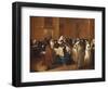 Ladies and Gentlemen in Carnival Costume in the Ridotto, Venice-Francesco Guardi-Framed Giclee Print