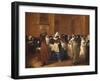 Ladies and Gentlemen in Carnival Costume in the Ridotto, Venice-Francesco Guardi-Framed Giclee Print