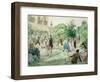 Ladies and Gentlemen Playing Croquet-William Mcconnell-Framed Giclee Print