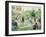 Ladies and Gentlemen Playing Croquet-William Mcconnell-Framed Giclee Print