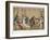 Ladies and Gentlemen Playing La Bouillotte, France, C1804-1814-Jean Francois Bosio-Framed Giclee Print