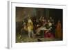 Ladies and Gentlemen Playing La Main Chaude, C. 1655-1665-Hieronymus Janssens-Framed Giclee Print