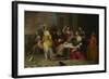 Ladies and Gentlemen Playing La Main Chaude, C. 1655-1665-Hieronymus Janssens-Framed Giclee Print