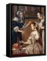 Ladies and maids - detail-Lancelot Volders-Framed Stretched Canvas