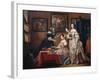 Ladies and maids-Lancelot Volders-Framed Giclee Print