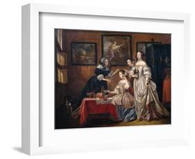 Ladies and maids-Lancelot Volders-Framed Giclee Print