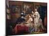 Ladies and maids-Lancelot Volders-Mounted Giclee Print