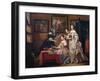 Ladies and maids-Lancelot Volders-Framed Giclee Print