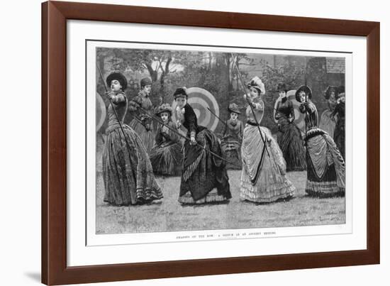 Ladies at an Archery Meeting-Lucien Davis-Framed Photographic Print