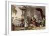 Ladies at Cards-Thomas Allom-Framed Art Print