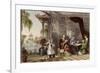 Ladies at Cards-Thomas Allom-Framed Premium Giclee Print