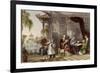 Ladies at Cards-Thomas Allom-Framed Premium Giclee Print