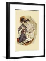 Ladies at the Theatre-null-Framed Art Print