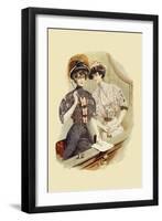 Ladies at the Theatre-null-Framed Art Print