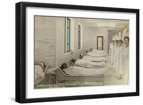 Ladies Bath House, Hot Springs, Arkansas-null-Framed Art Print