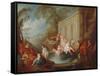 Ladies Bathing, 1721-Jean-Baptiste Joseph Pater-Framed Stretched Canvas