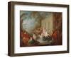 Ladies Bathing, 1721-Jean-Baptiste Joseph Pater-Framed Giclee Print