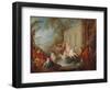 Ladies Bathing, 1721-Jean-Baptiste Joseph Pater-Framed Giclee Print