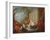 Ladies Bathing, 1721-Jean-Baptiste Joseph Pater-Framed Giclee Print