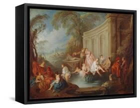 Ladies Bathing, 1721-Jean-Baptiste Joseph Pater-Framed Stretched Canvas