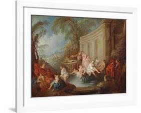 Ladies Bathing, 1721-Jean-Baptiste Joseph Pater-Framed Giclee Print
