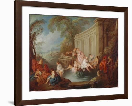 Ladies Bathing, 1721-Jean-Baptiste Joseph Pater-Framed Giclee Print