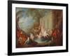 Ladies Bathing, 1721-Jean-Baptiste Joseph Pater-Framed Giclee Print