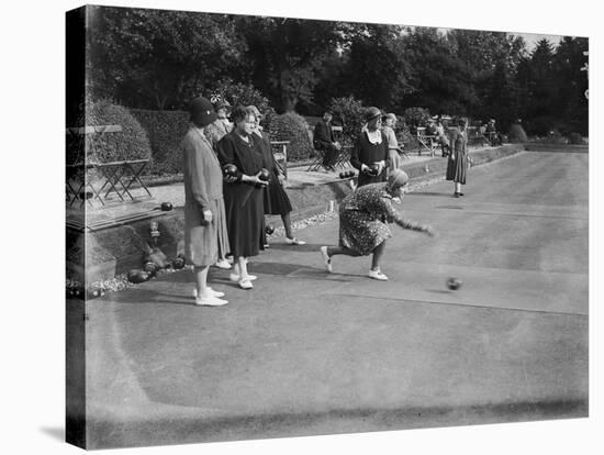 Ladies Bowling Club-null-Stretched Canvas