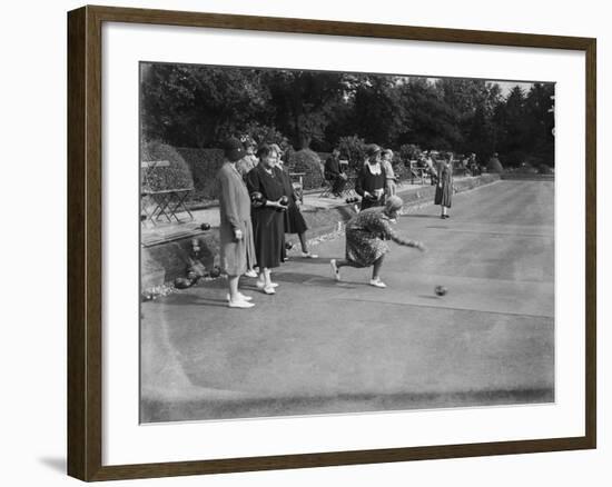 Ladies Bowling Club-null-Framed Photographic Print