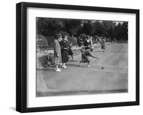 Ladies Bowling Club-null-Framed Photographic Print