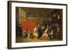 Ladies Celebrating the Birth of a Child in an Elegant Boudoir-Hieronymus Janssens-Framed Giclee Print