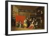 Ladies Celebrating the Birth of a Child in an Elegant Boudoir-Hieronymus Janssens-Framed Giclee Print