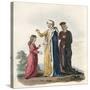 Ladies Costume Henry III-Charles Hamilton Smith-Stretched Canvas