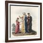 Ladies Costume Henry III-Charles Hamilton Smith-Framed Art Print