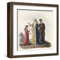 Ladies Costume Henry III-Charles Hamilton Smith-Framed Art Print