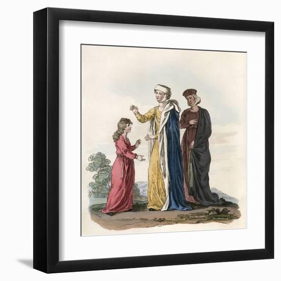 Ladies Costume Henry III-Charles Hamilton Smith-Framed Art Print