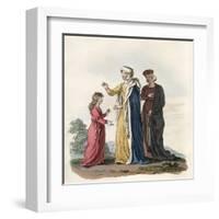 Ladies Costume Henry III-Charles Hamilton Smith-Framed Art Print