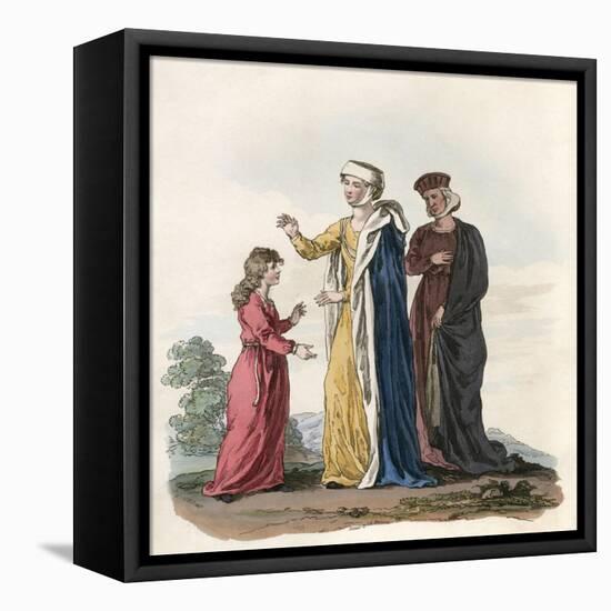 Ladies Costume Henry III-Charles Hamilton Smith-Framed Stretched Canvas