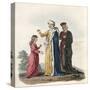 Ladies Costume Henry III-Charles Hamilton Smith-Stretched Canvas
