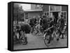 Ladies Cycling Club-null-Framed Stretched Canvas