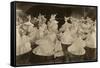 Ladies Dancing with Violins-null-Framed Stretched Canvas