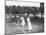 Ladies' Doubles Match at Wimbledon-null-Mounted Photographic Print