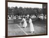 Ladies' Doubles Match at Wimbledon-null-Framed Photographic Print