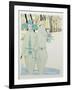 Ladies' Fashion, Illustration from a German Magazine, 1922-null-Framed Giclee Print