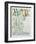 Ladies' Fashion, Illustration from a German Magazine, 1922-null-Framed Giclee Print