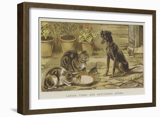 Ladies First and Gentlemen After-S.t. Dadd-Framed Giclee Print