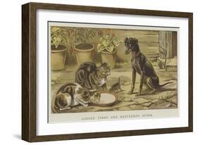 Ladies First and Gentlemen After-S.t. Dadd-Framed Giclee Print