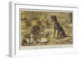 Ladies First and Gentlemen After-S.t. Dadd-Framed Premium Giclee Print