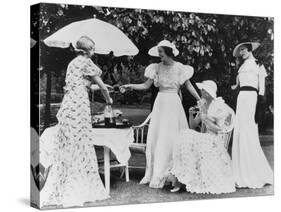 Ladies' Garden Party, 1934-null-Stretched Canvas